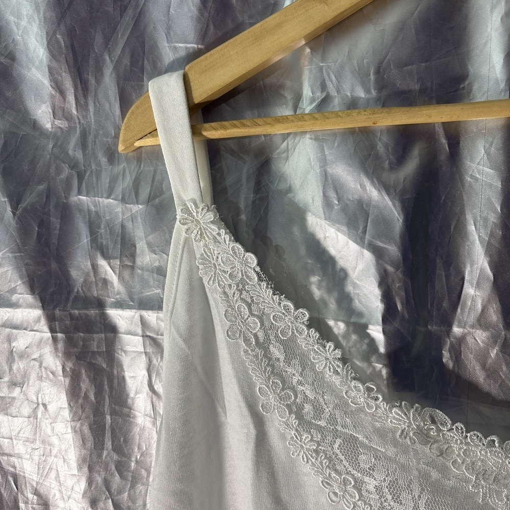 Avon White Cotton Lace Chemise Nightgown Lingerie Size‎ 3X Brand New - Picture 4 of 6